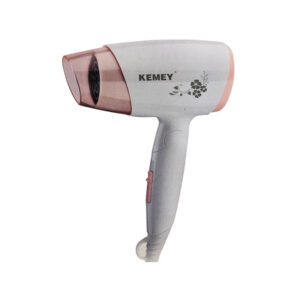 Kemey KM-3365 1800 W - Silky Shine Hot And Normal Air Foldable Hair Dryer