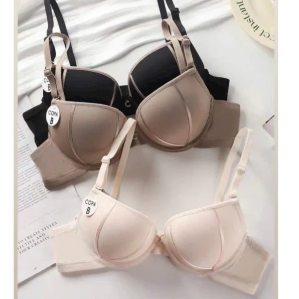 Seamless Adjustable Push Up Copa high quality Bra Anti-Sagging