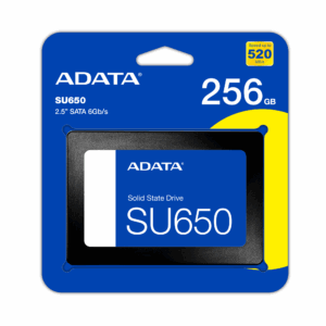 Adata SU650 250GB 2.5″ SATA Black Internal SSD