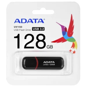 Adata UV150 USB 3.2 128GB Pen Drive–Black