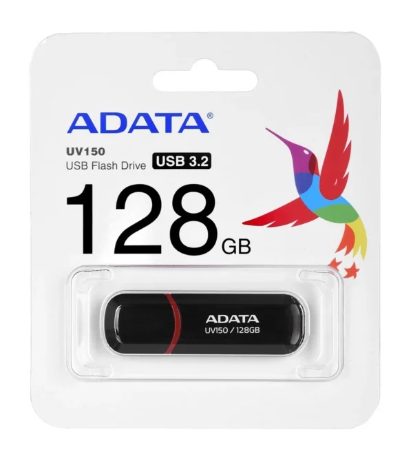 Adata UV150 USB 3.2 128GB Pen Drive–Black
