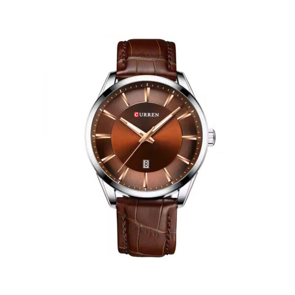 Curren 8365 Quartz Casual Leather Watch for Men - Image 2
