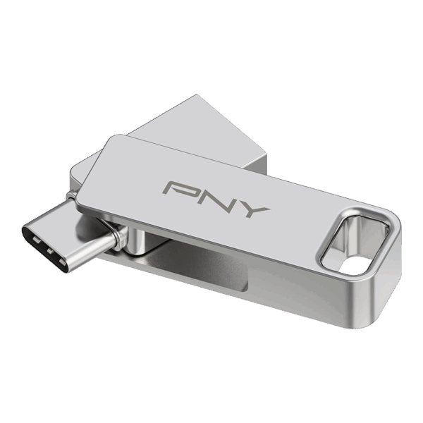 PNY Duo Link 128GB USB 3.2 Type-C Dual Pen Drive - Image 2