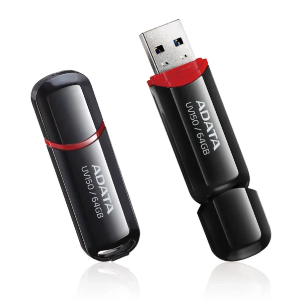 Adata UV150 USB 3.2 64GB Pen Drive - Black - Image 3